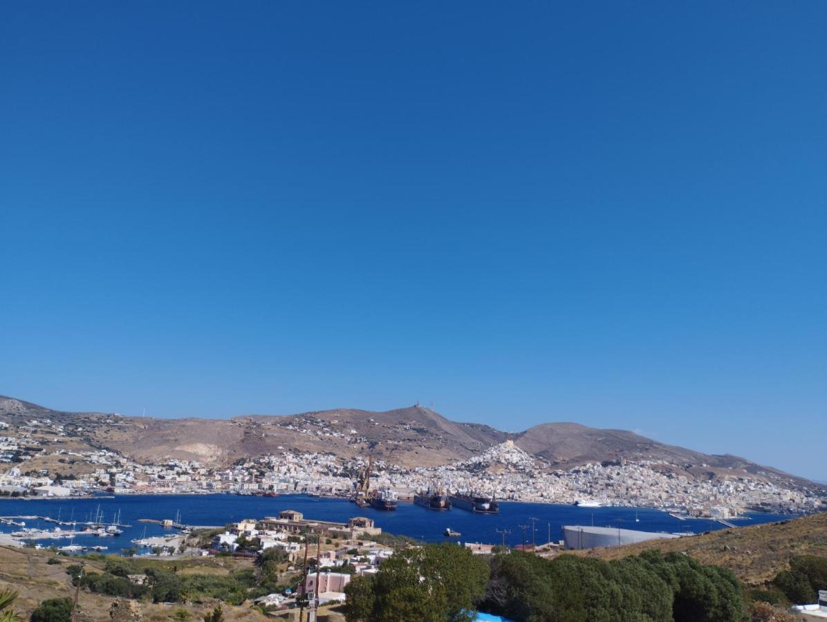 Σύρος σπίτι με θέα Διαμέρισμα Ερμούπολη Εξωτερικό φωτογραφία